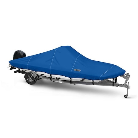 Eevelle Boat Cover JON STYLE BASS BOAT, Outboard Fits 19ft 6in L up to 94in W Royal SFJB1994B-RYL